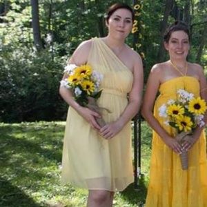 Canary Yellow Bridesmaid Dress